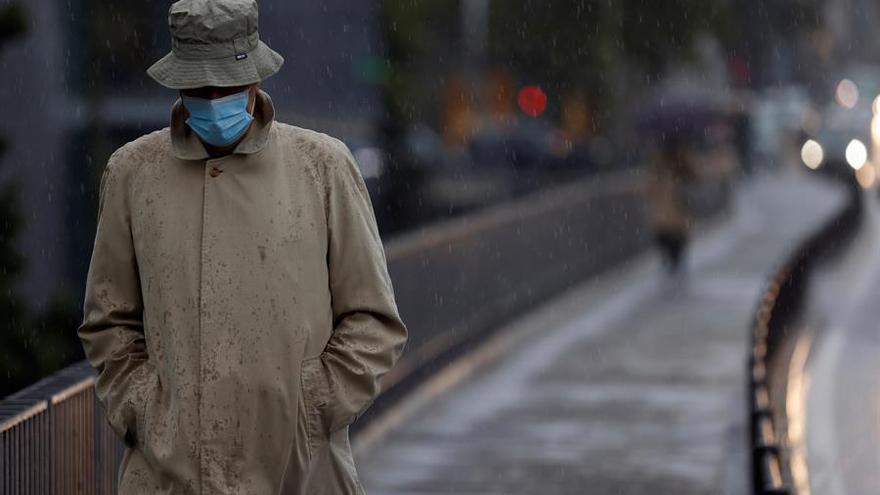 Lluvias y temperaturas máximas en descenso