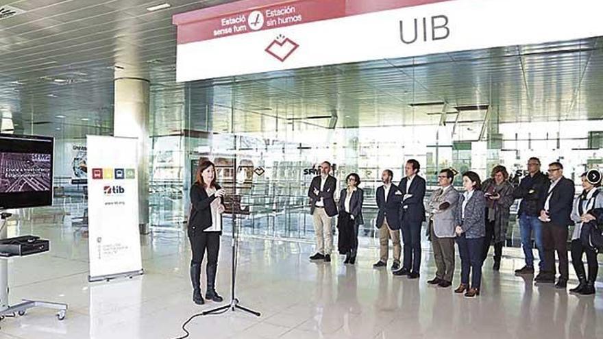 Francina Armengol, durante la presentaciÃ³n del proyecto en febrero.