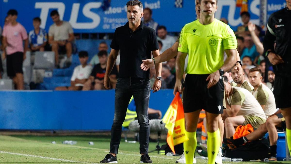 Iván Ania, tras la derrota del Córdoba CF: «Si un rival te remata 20 veces, es difícil que puedas ganar»