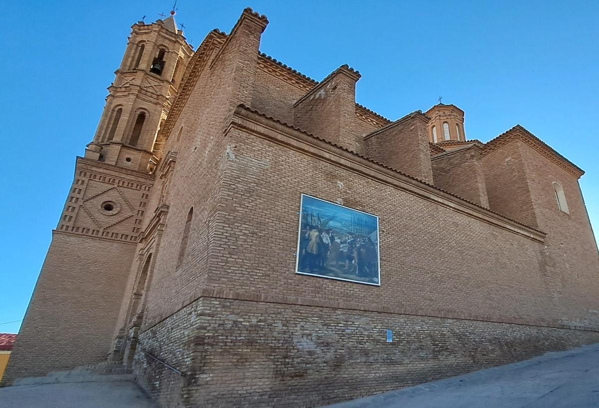 Cuadro en la iglesía de Codo.