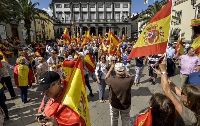 30/09/2017 LAS PALMAS DE GRAN CANARIA. Manifestación contra el 1-0 de San Telmo a Santa Ana. FOTO: J. PEREZ CURBELO