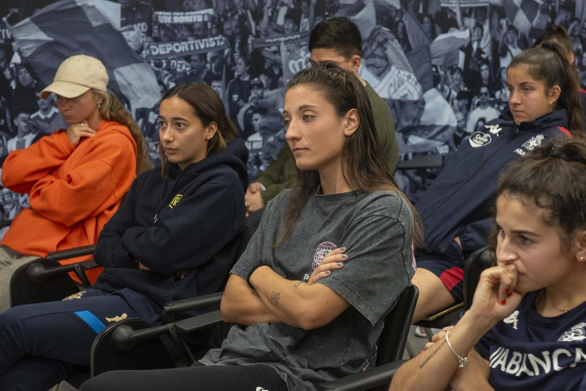 Despedida de Irene Ferreras como entrenadora del Deportivo