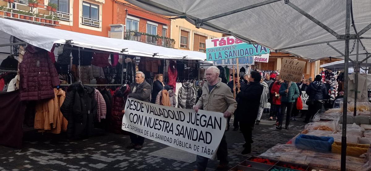 Concentración por la sanidad, esta mañana en Tábara