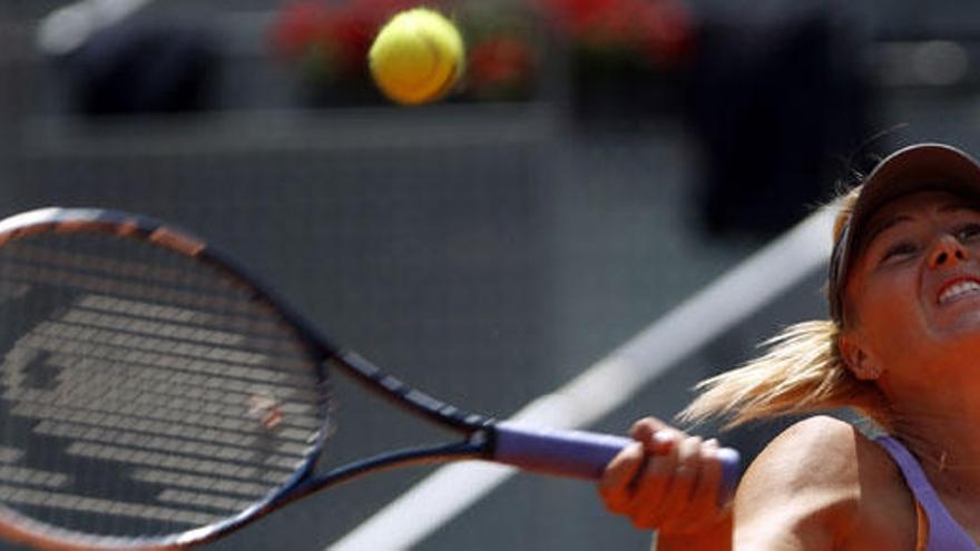 Sharapova, en el Masters de Madrid.