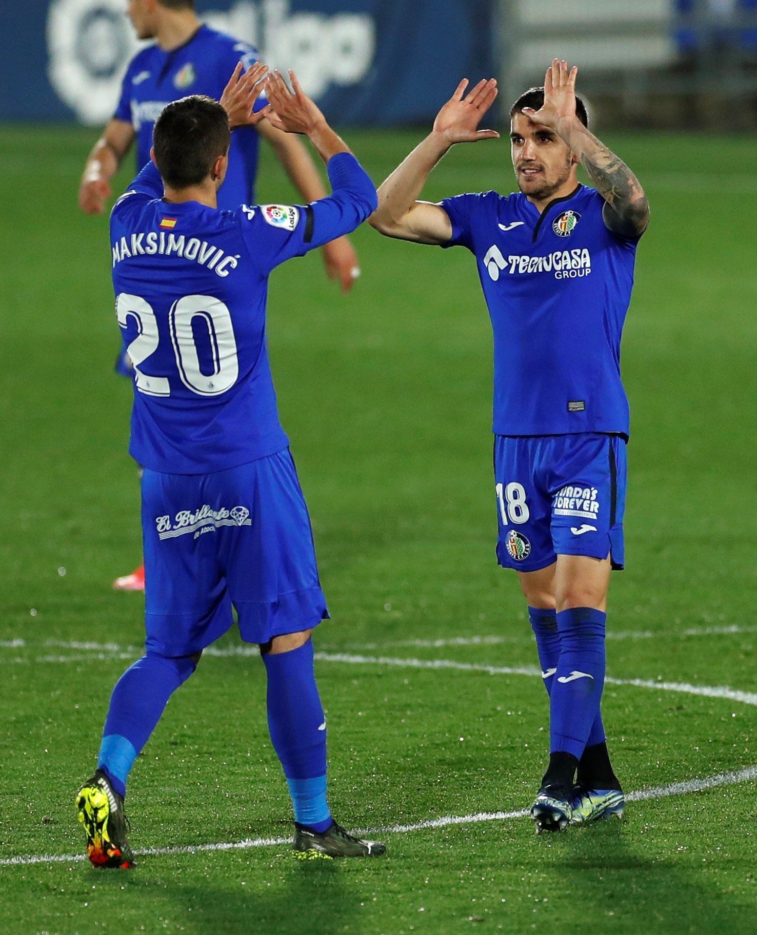 Las imágenes del partido entre el Getafe y el Valencia CF