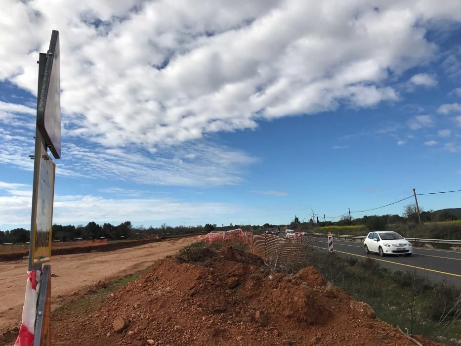 Comienza el impacto de las obras de la autopista de Llucmajor-Campos