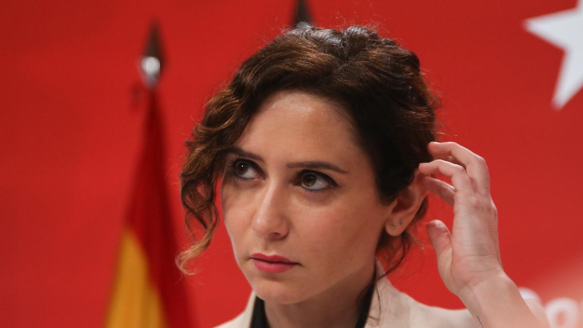 La presidenta de la Comunidad de Madrid, Isabel Díaz Ayuso.