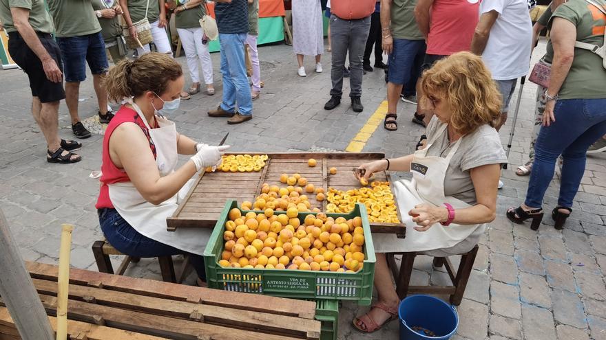 Porreres se tiñe de naranja por la Fira de l’Albercoc