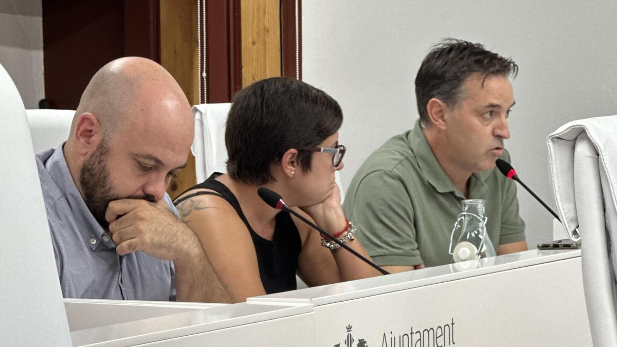 Los regidores del PP de Ontinyent en un pleno.