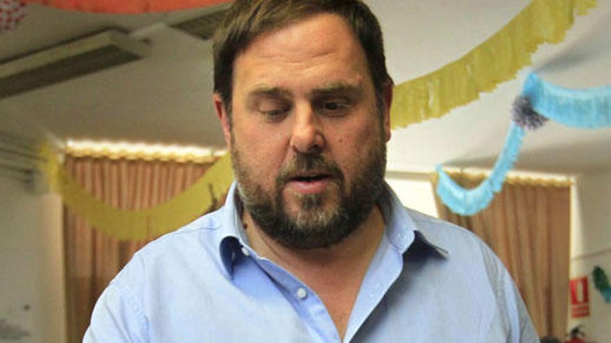 El presidente de ERC, Oriol Junqueras