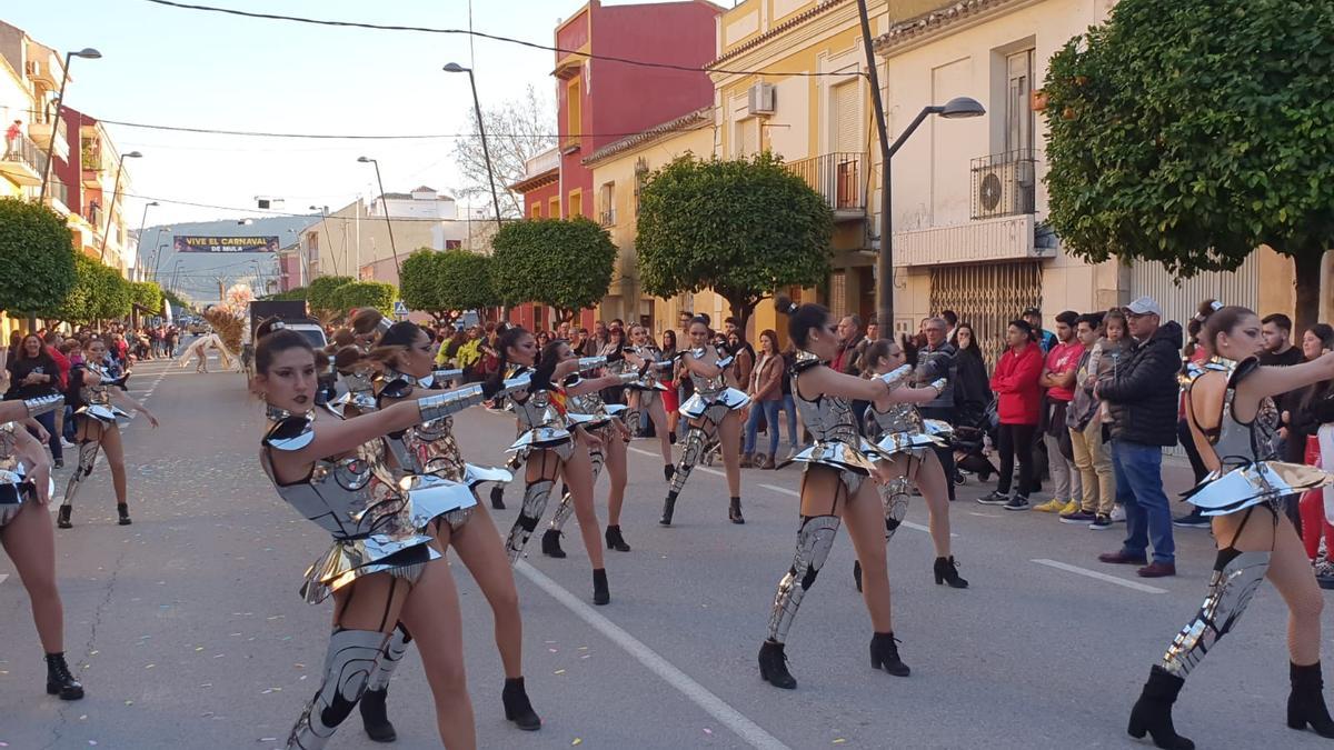 Un momento del Desfile de Carnaval de Mula