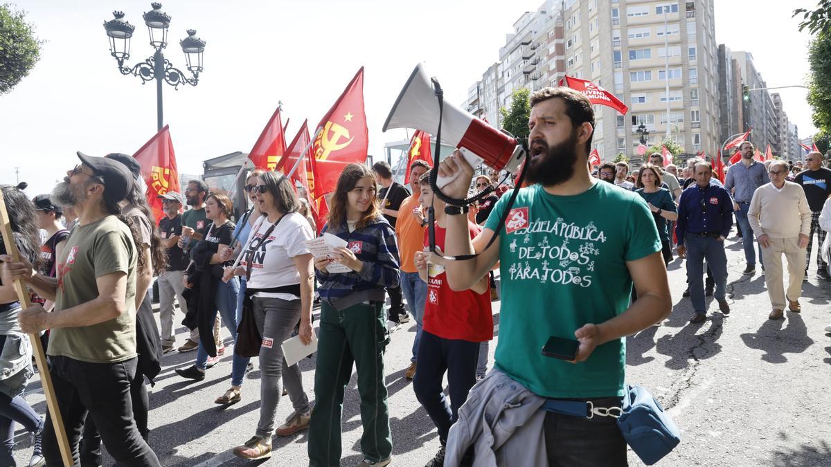Manifestación del 1 de mayo por el Día del Trabajador en Vigo