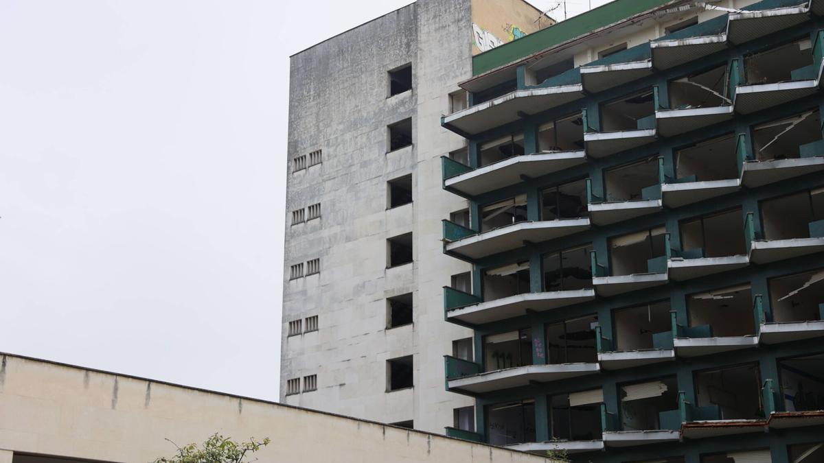 El viejo edificio de Silicosis.