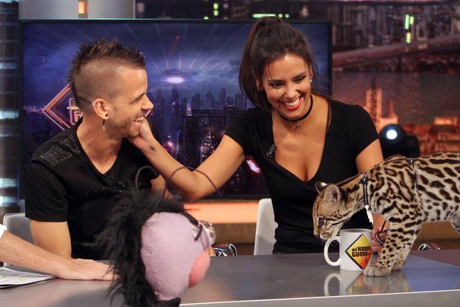 Cristina Pedroche sorprende con un ocelote a Dabiz Muñoz