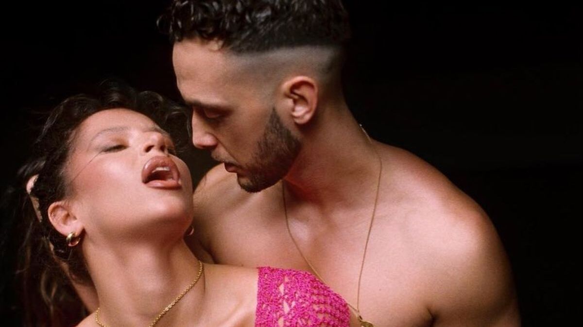 C. Tangana y Nathy Peluso en una imagen del videoclip.