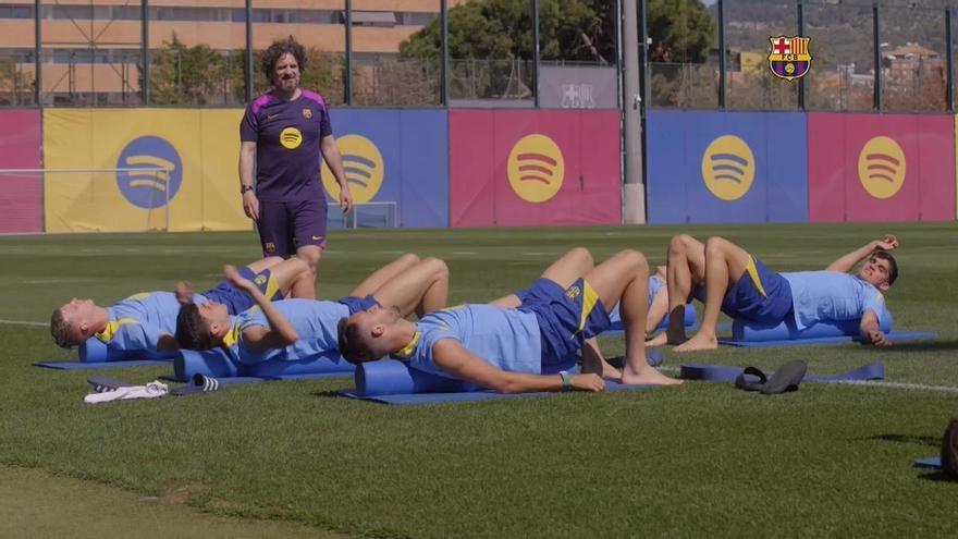El Barça se entrena con el Atlético de nuevo en el horizonte tras ganar ayer en el Metropolitano