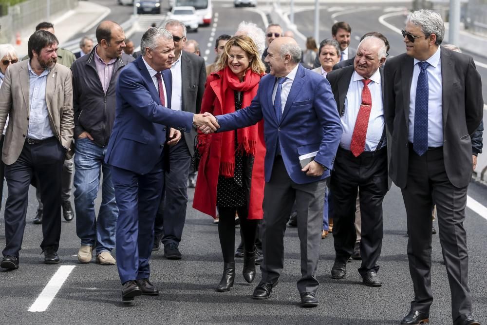 Inauguración del viaducto en homenaje a Daniel Alonso que da acceso al PEPA