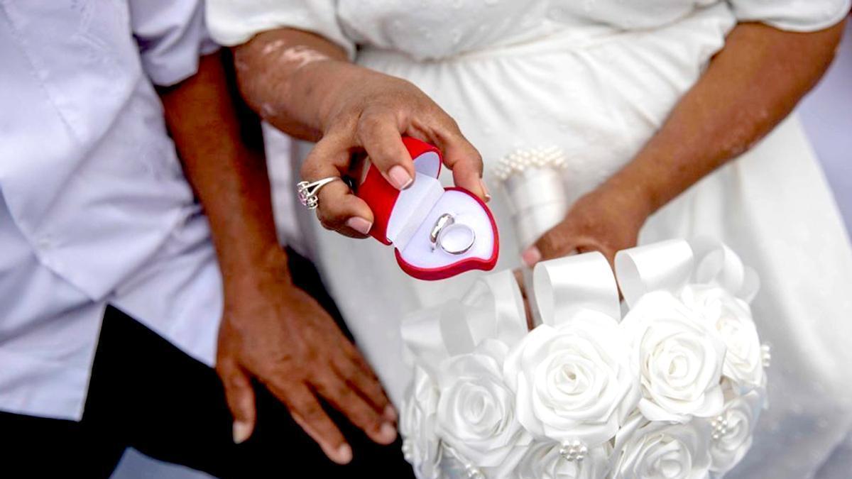 Imagen de archivo de una boda.