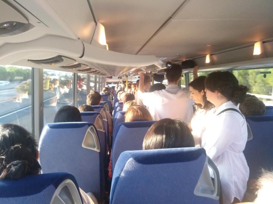 Col·lapse al bus Manresa-Barcelona