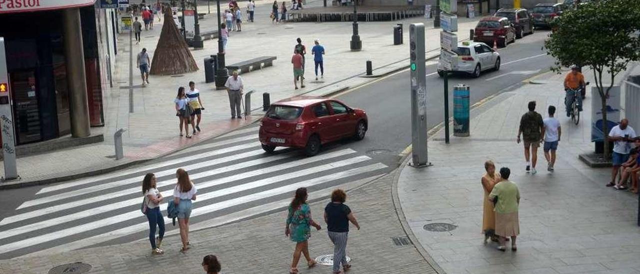 El proyecto abarca el tramo entre el cruce con Padre Feijóo hasta el de Conde Vallellano. // Noé Parga