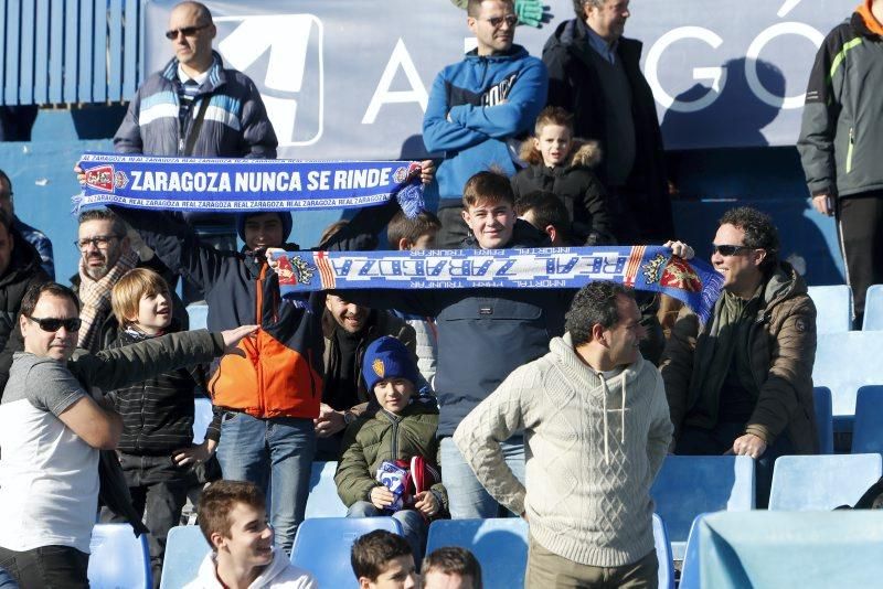 Partido de entrenamiento del Real Zaragoza en La Romareda