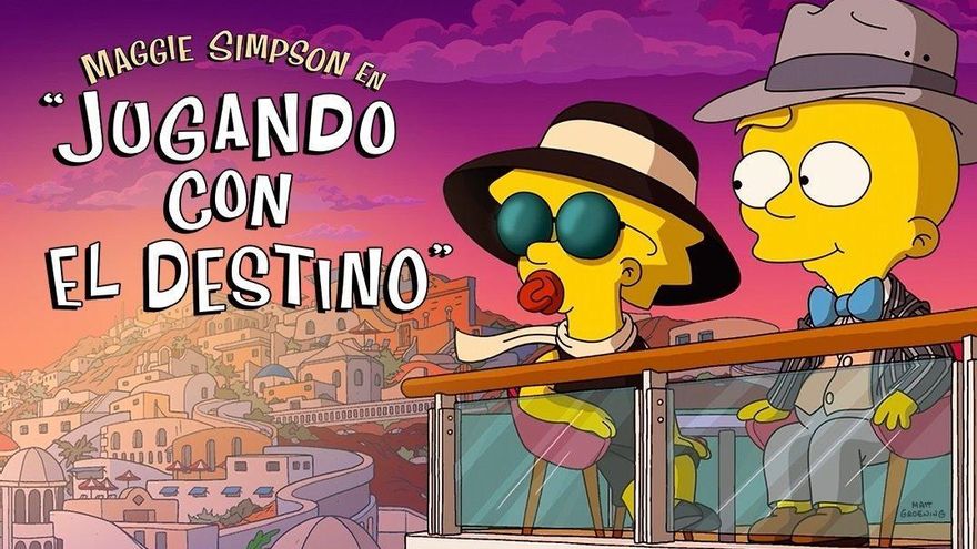 Maggie Simpson en &#039;Jugando con el Destino&#039;.