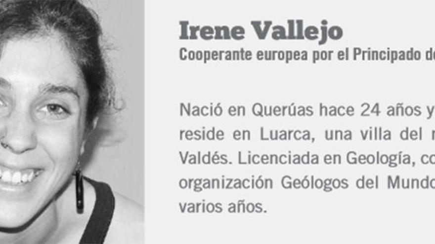 La asturiana Irene Vallejo, elegida rostro del Año Europeo del Desarrollo