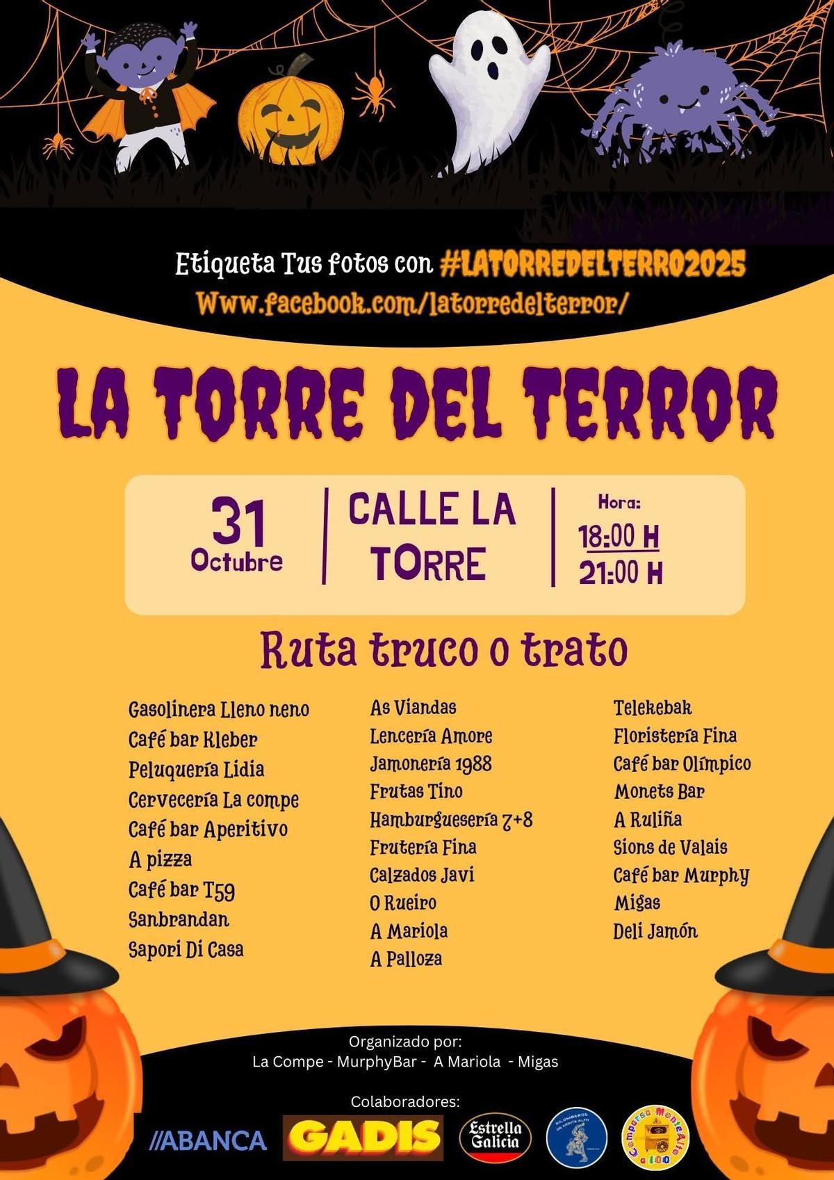 Truco o trato en la calle de A Torre