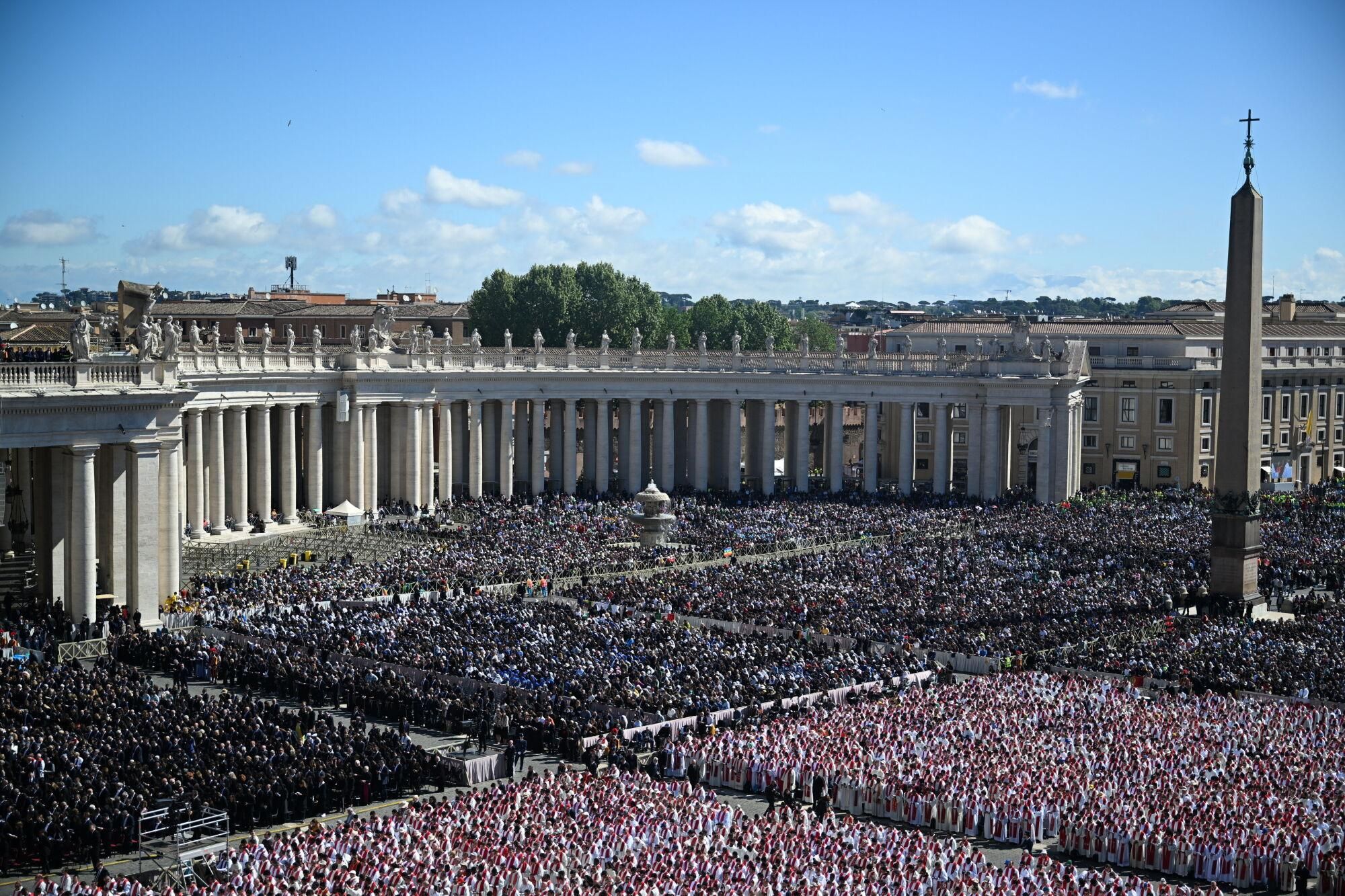El funeral del papa Francesc, en imatges