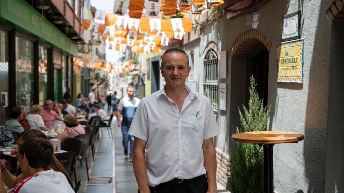 Andrés Jiménez, en La Corchuela.