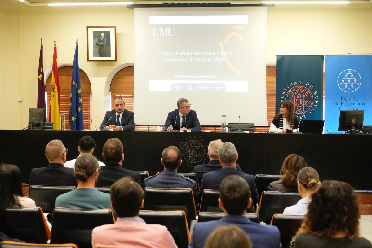 Presentación de los cursos de extensión universitaria