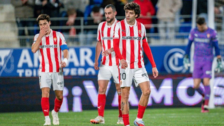 Por la izquierda, Gaspar, Perrin, Gelabert y Yáñez, en Huesca.  | FACTORÍA 9