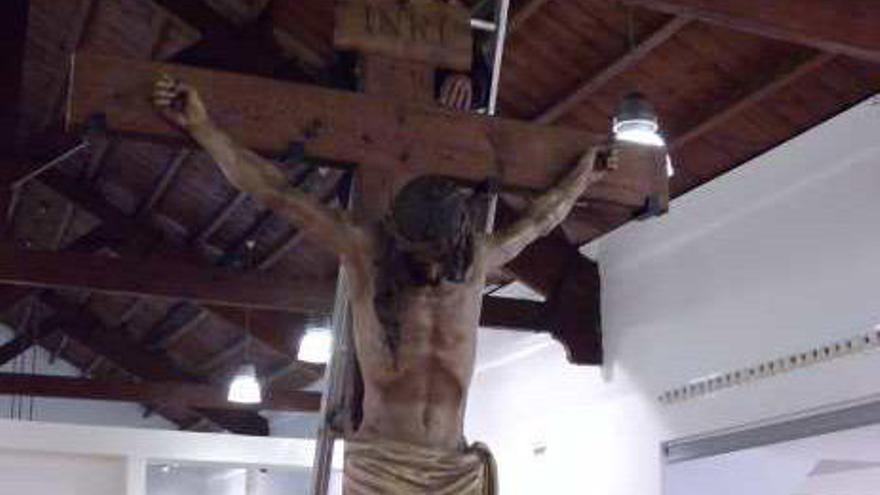 El Cristo de Difuntos y Ánimas vuelve a estar en el museo de Benlliure.