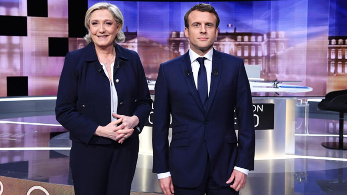 Un debate Macron-Le Pen, en directo