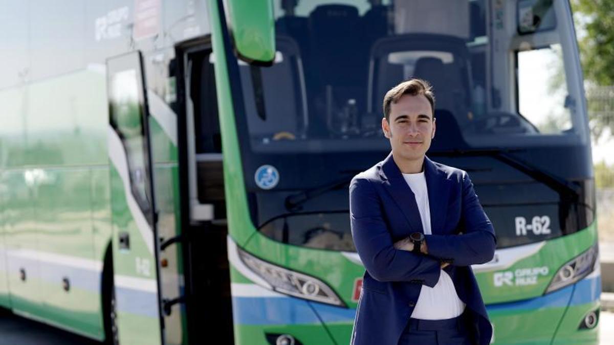 Andrés Ruiz, consejero delegado de Grupo Ruiz, en las instalaciones de la compañía en Leganés (Madrid)