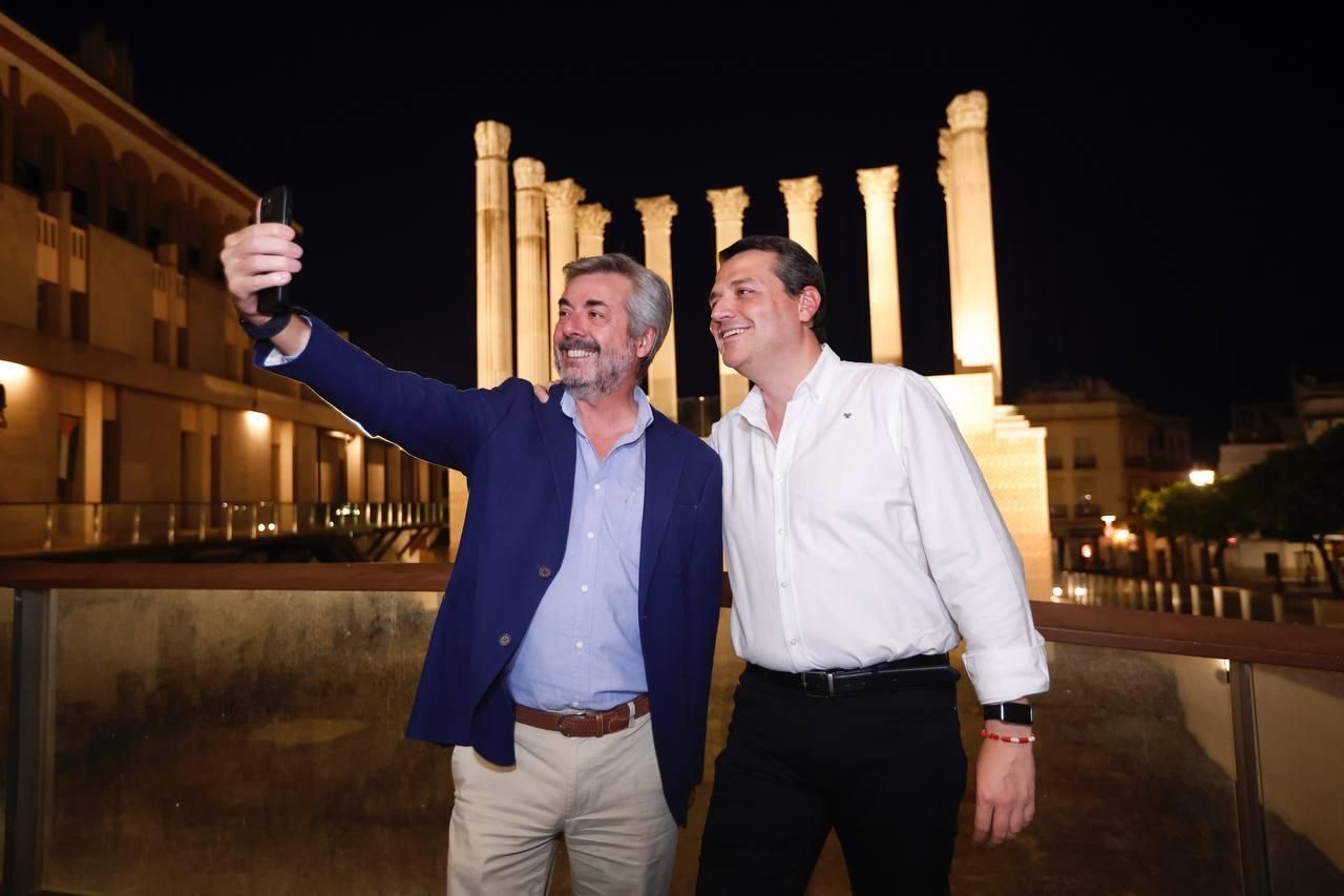 El Templo Romano estrena su nueva iluminación