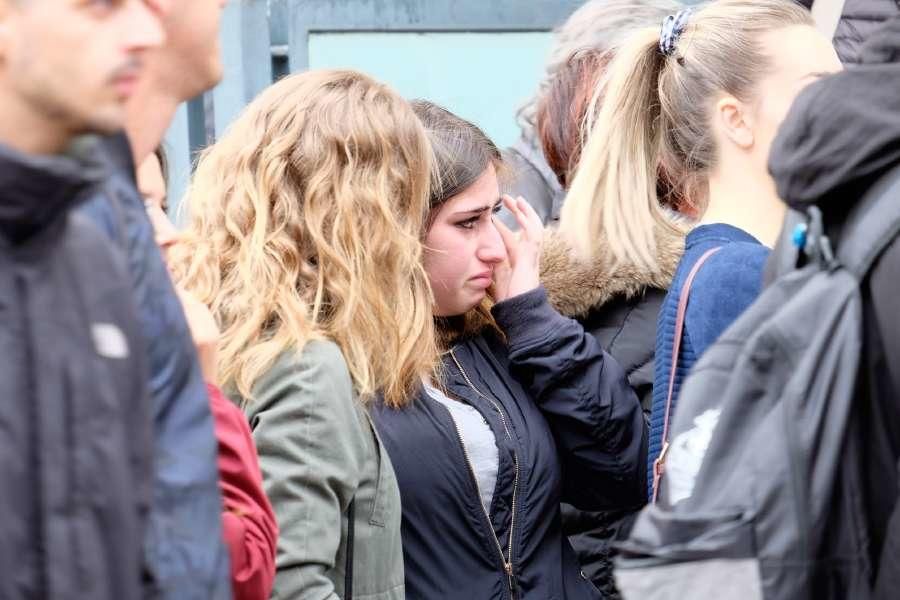 Minuto de silencio en la EASD de Zamora