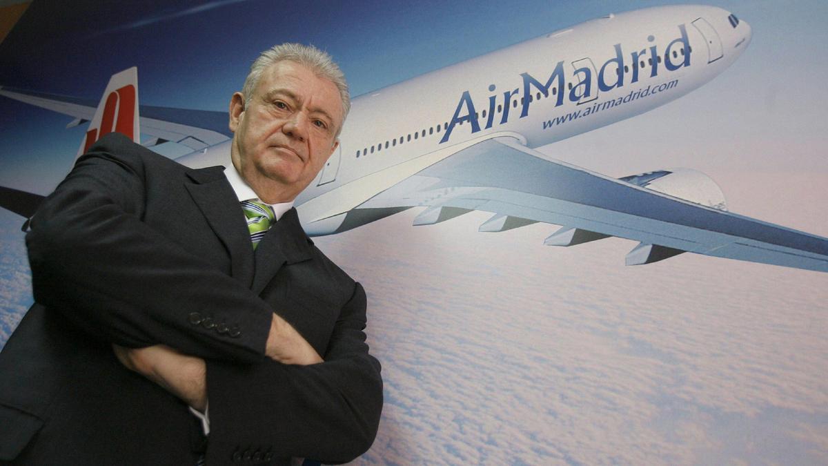 José Luis Carrillo en una imagen de archivo, de 2006, cuando presidía la aerolínea Air Madrid.