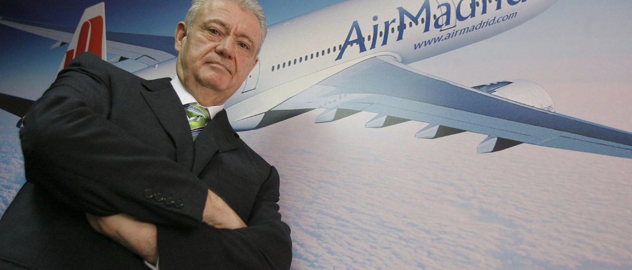 José Luis Carrillo en una imagen de archivo, de 2006, cuando presidía la aerolínea Air Madrid.