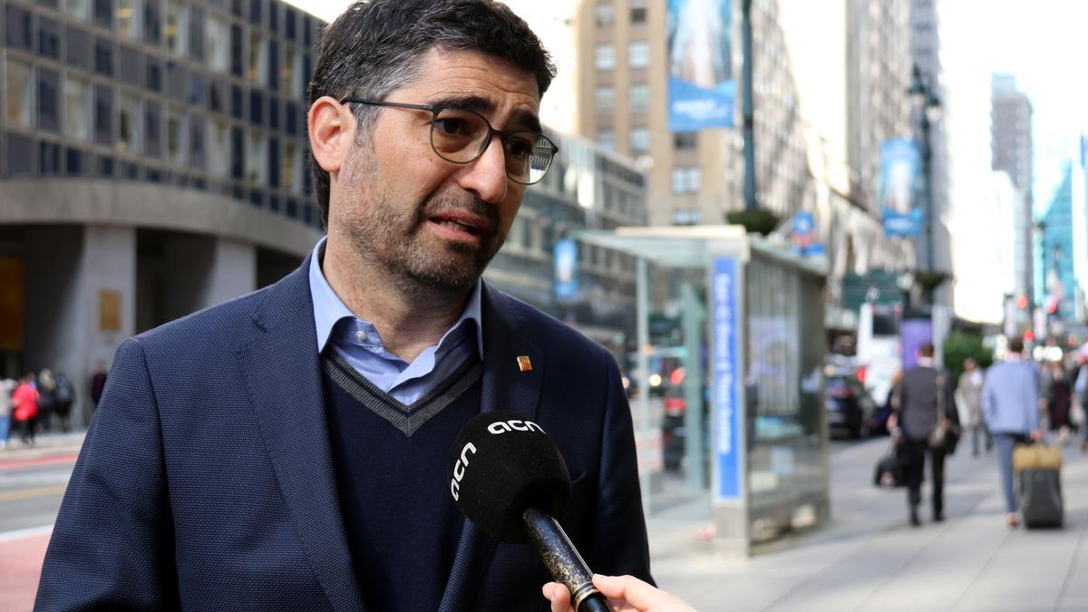 El vicepresident del Govern, Jordi Puigneró, atén l&#039;ACN des de Nova York