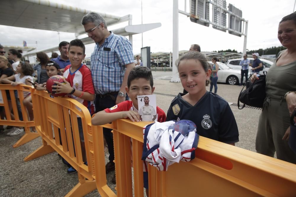 La selección española ya está en Asturias