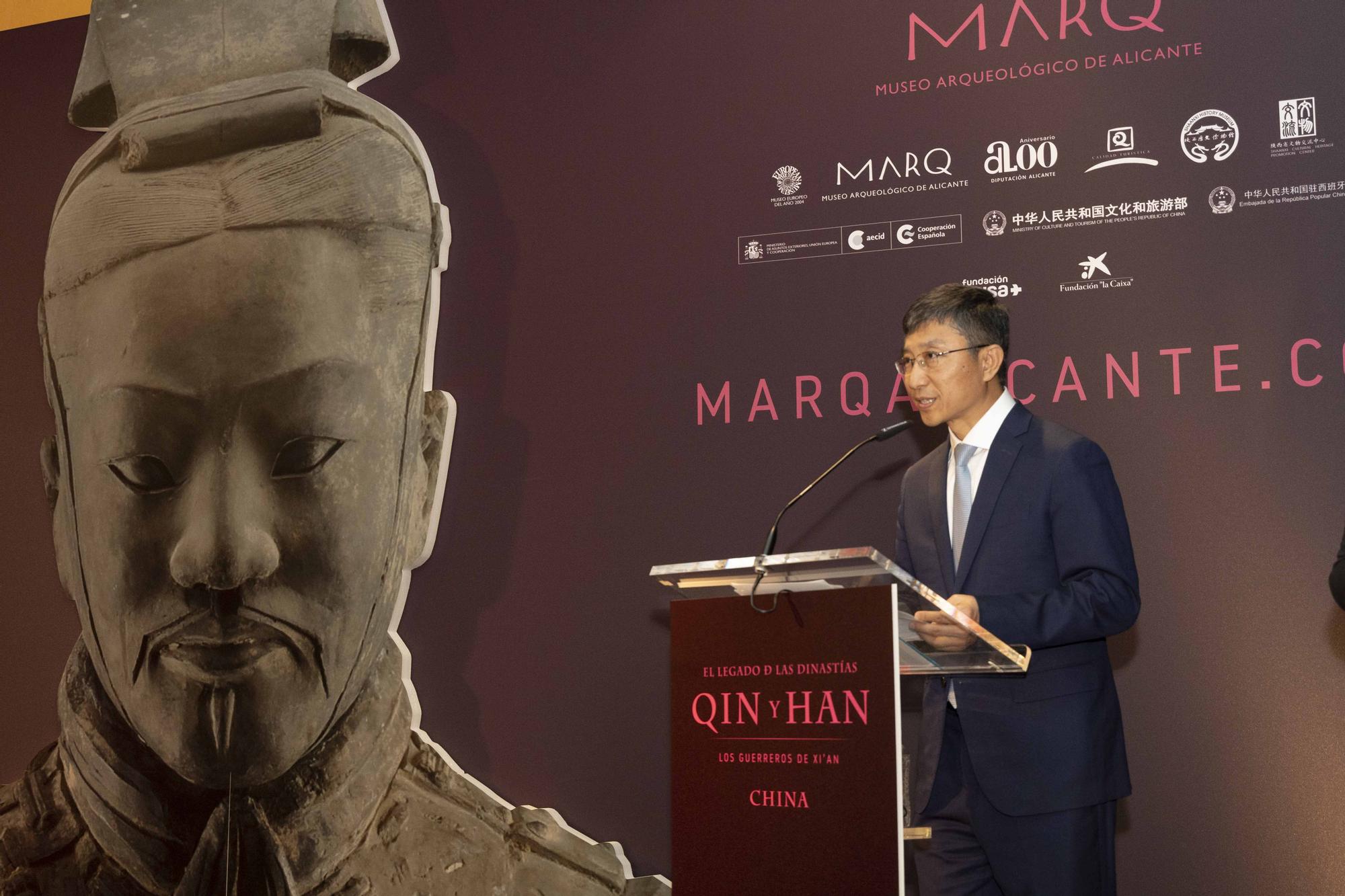 La inauguración de la exposición El legado de las dinastías Qin y Han. Los guerreros de Xian