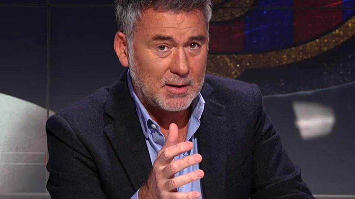 Xavier Valls, durant una emissió del programa 'Onze'