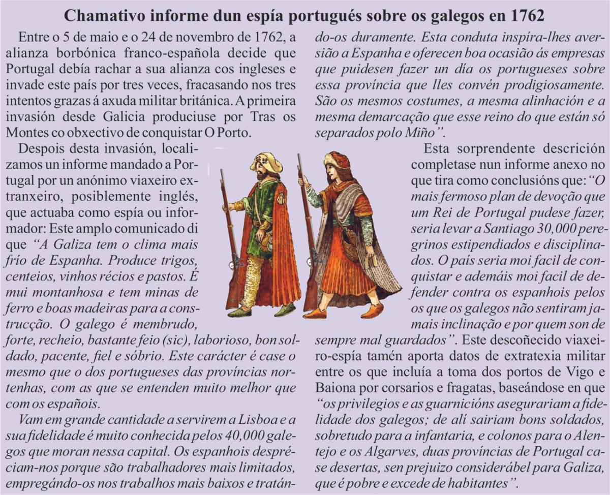 Iinforme espia portugués 1762