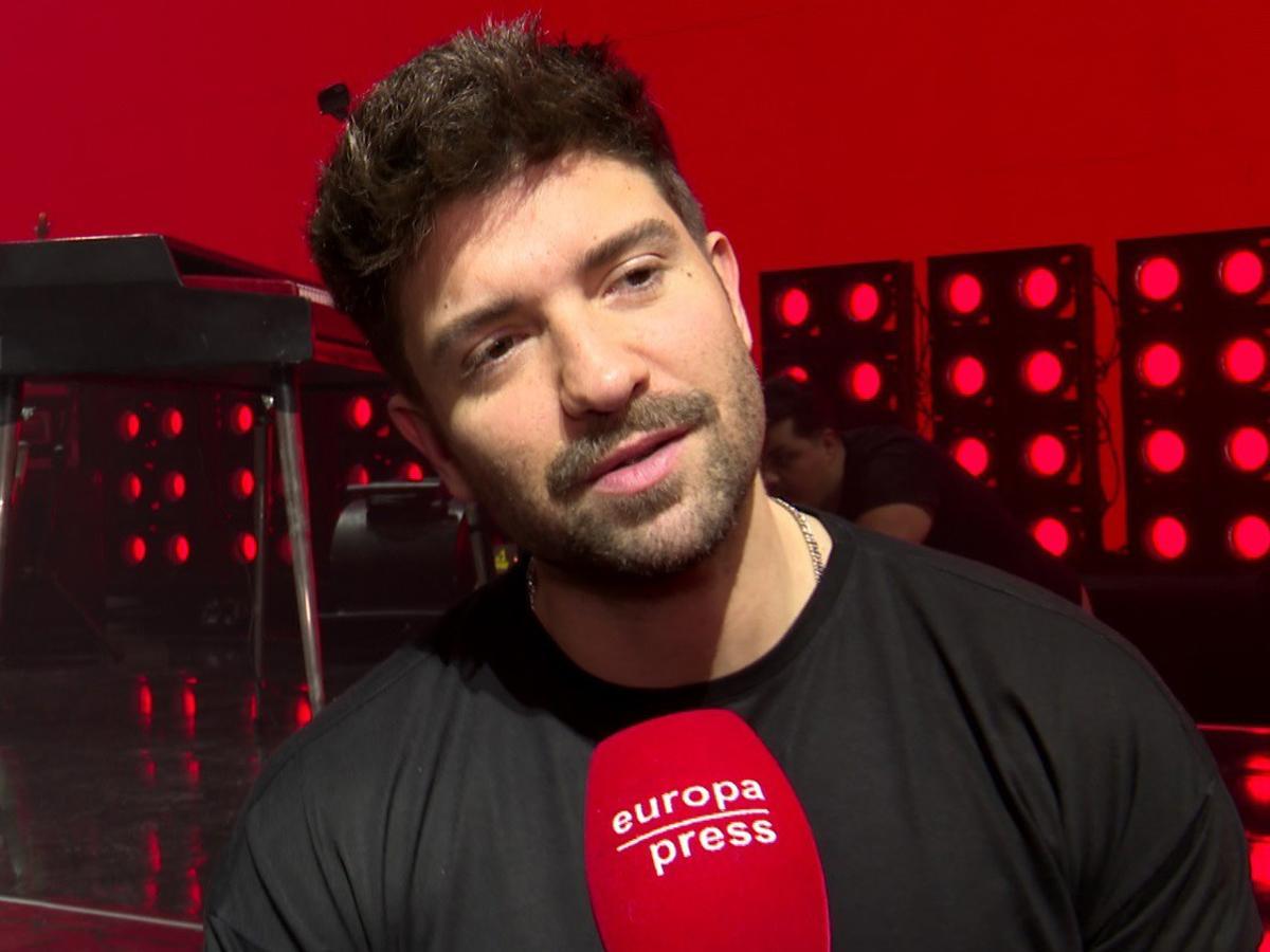 Pablo Alborán, en la presentación de su gira