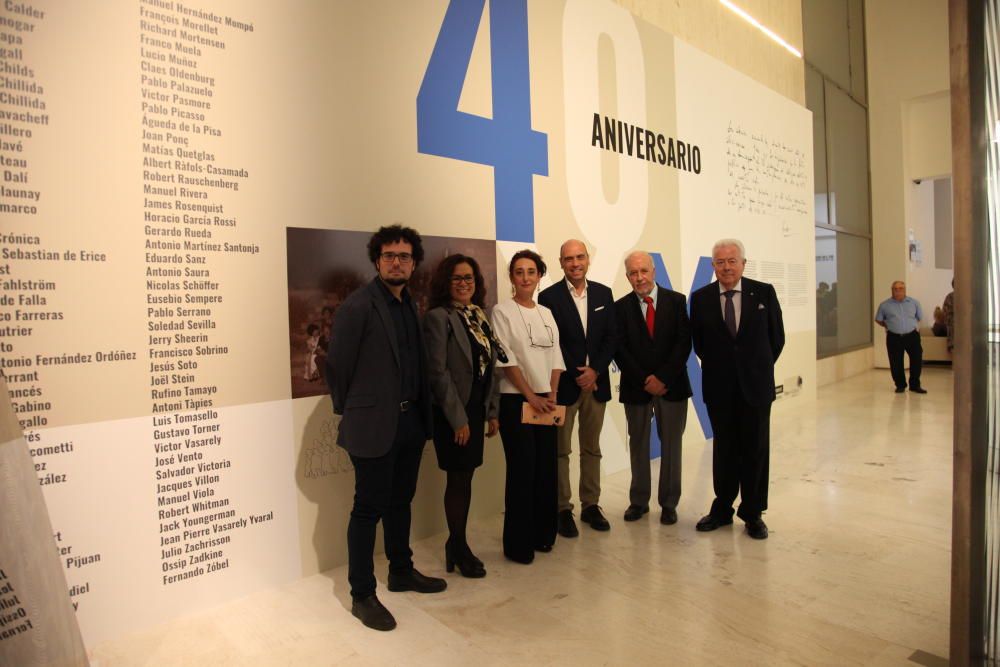 Inauguración de la exposición de los 40 años de la colección