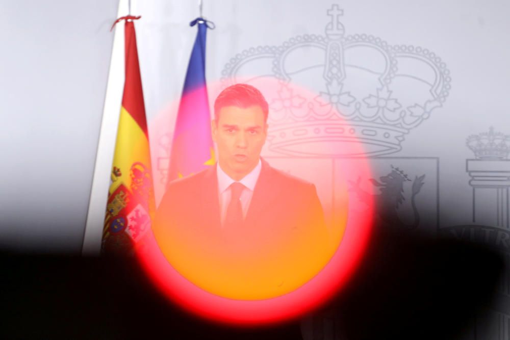 Spain's PM Sanchez holds a year-end news ...