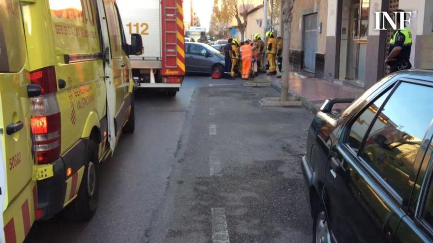 Herida grave en un accidente en la avenida Diego Ramírez de Torrevieja