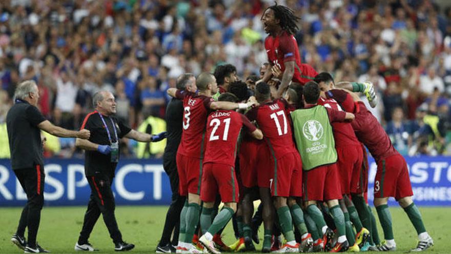 La victoria de Portugal en la Eurocopa, lo más visto del día.