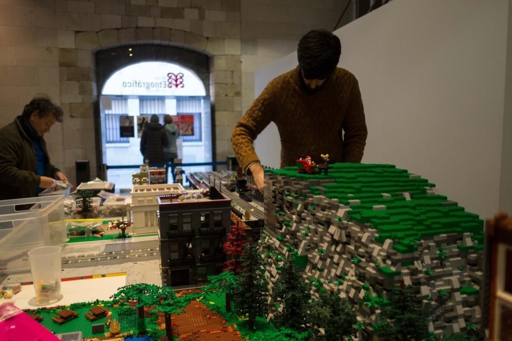 El mundo Lego en Navidad, en Zamora